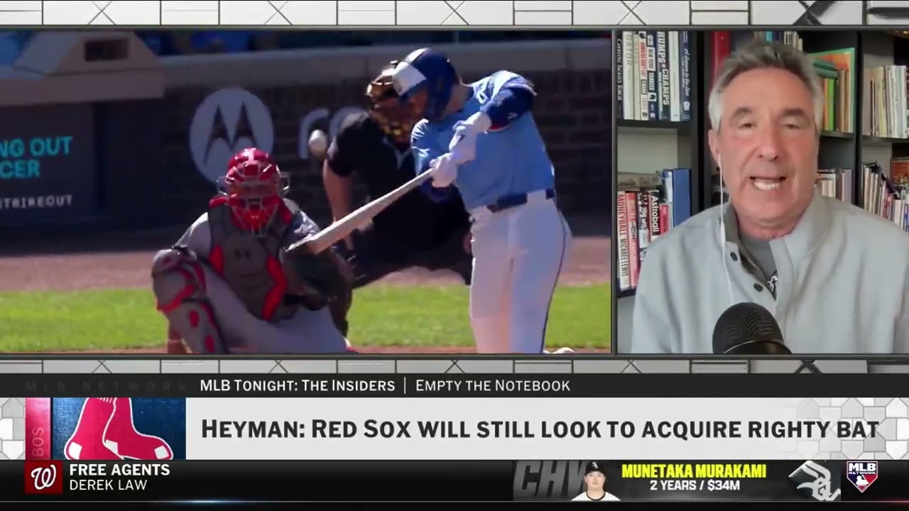 MLB Network, Jon Heyman talks about the Red Sox off-season and their search for a Right Handed Bat