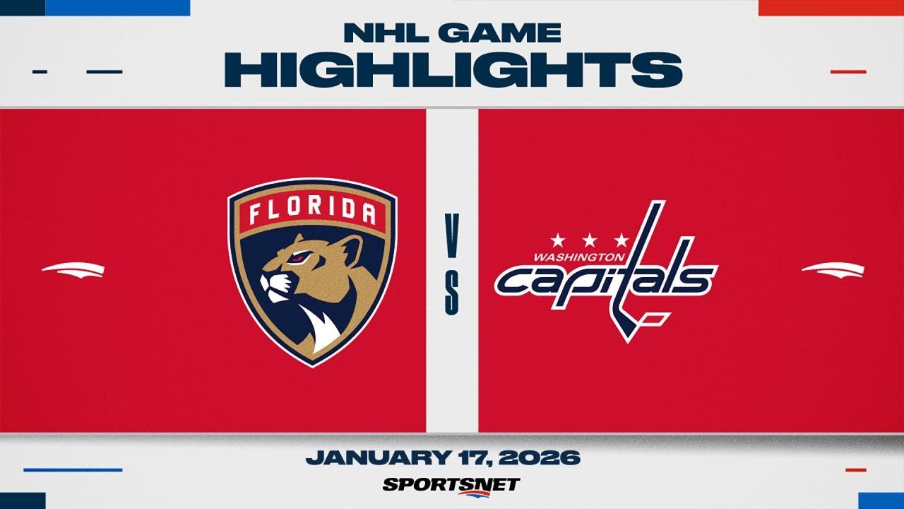 NHL Highlights | Panthers vs. Capitals - January 17, 2026