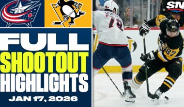 Columbus Blue Jackets at Pittsburgh Penguins | FULL Shootout Highlights - January 17, 2026