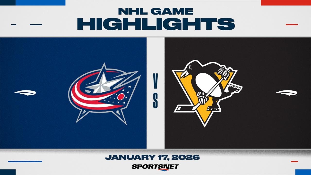 NHL Highlights | Blue Jackets vs. Penguins - January 17, 2026