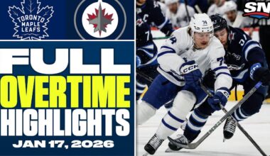Toronto Maple Leafs at Winnipeg Jets | FULL Overtime Highlights - January 17, 2026
