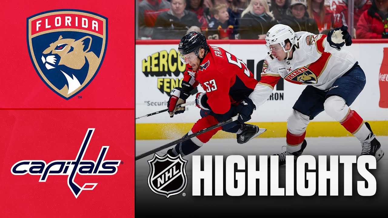 Panthers vs. Capitals | NHL Highlights | January 17, 2026