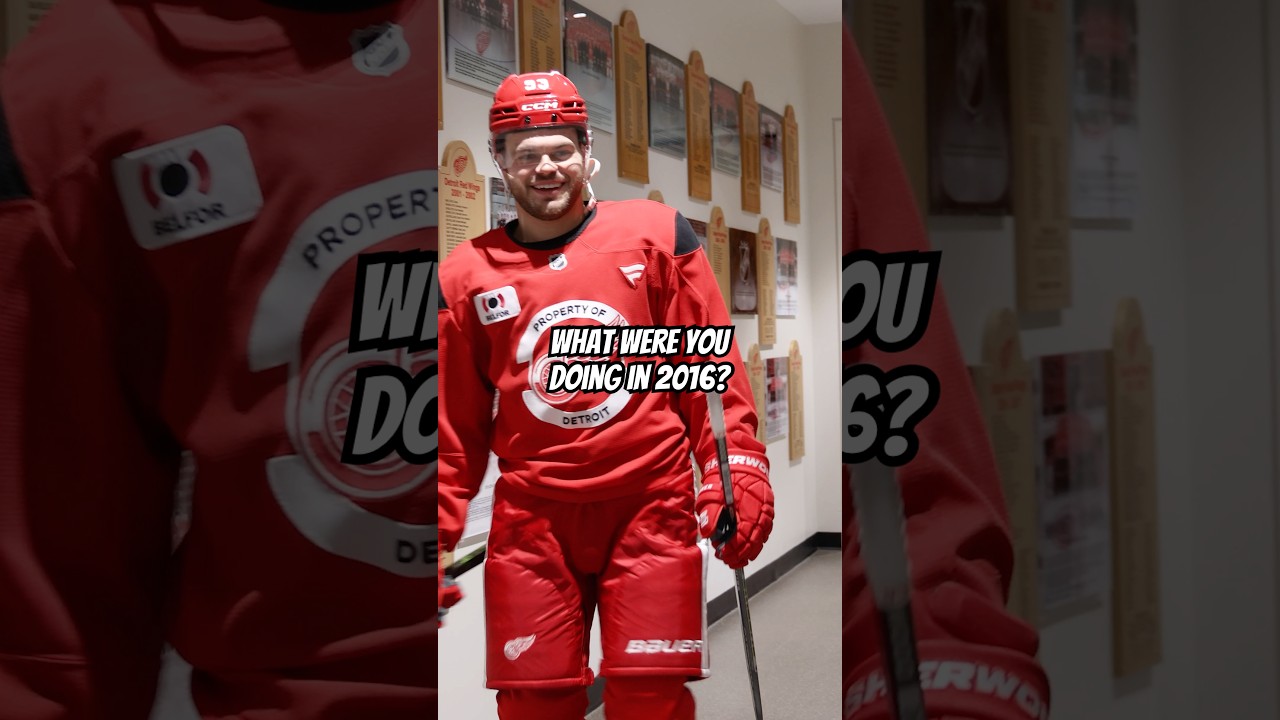 Detroit Red Wings players tell us what they were doing in 2016