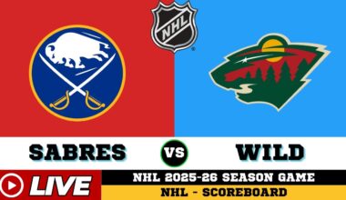 🔴LIVE : Minnesota Wild Vs Buffalo Sabres | NHL 2026 | NHL Live SCOREBOARD