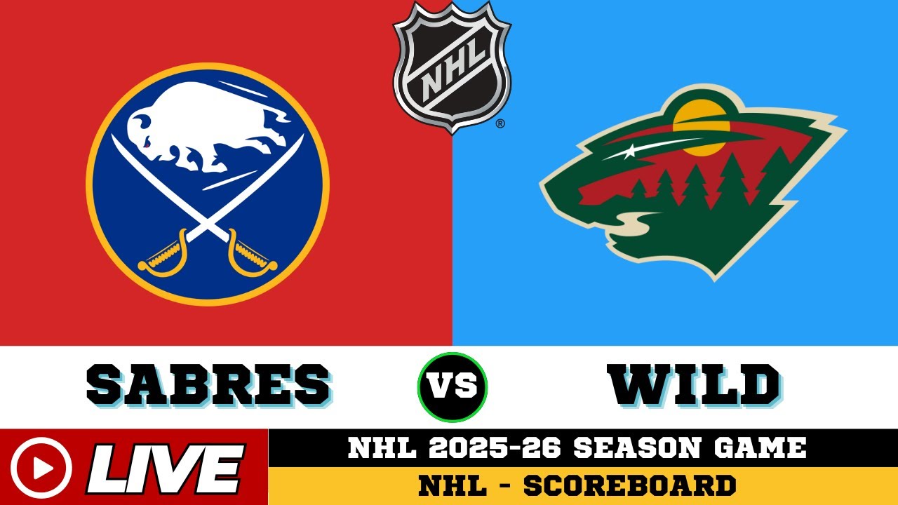🔴LIVE : Minnesota Wild Vs Buffalo Sabres | NHL 2026 | NHL Live SCOREBOARD