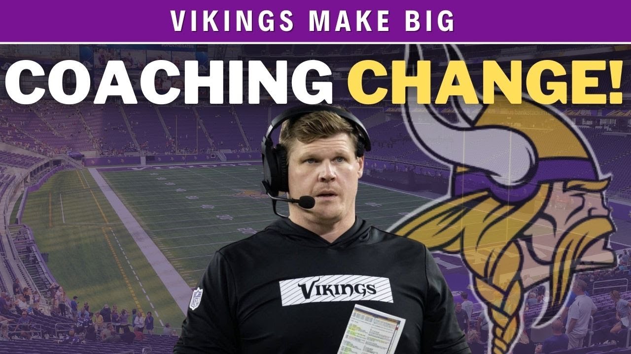 BREAKING: Vikings Shake Up Offensive Coaching Staff!