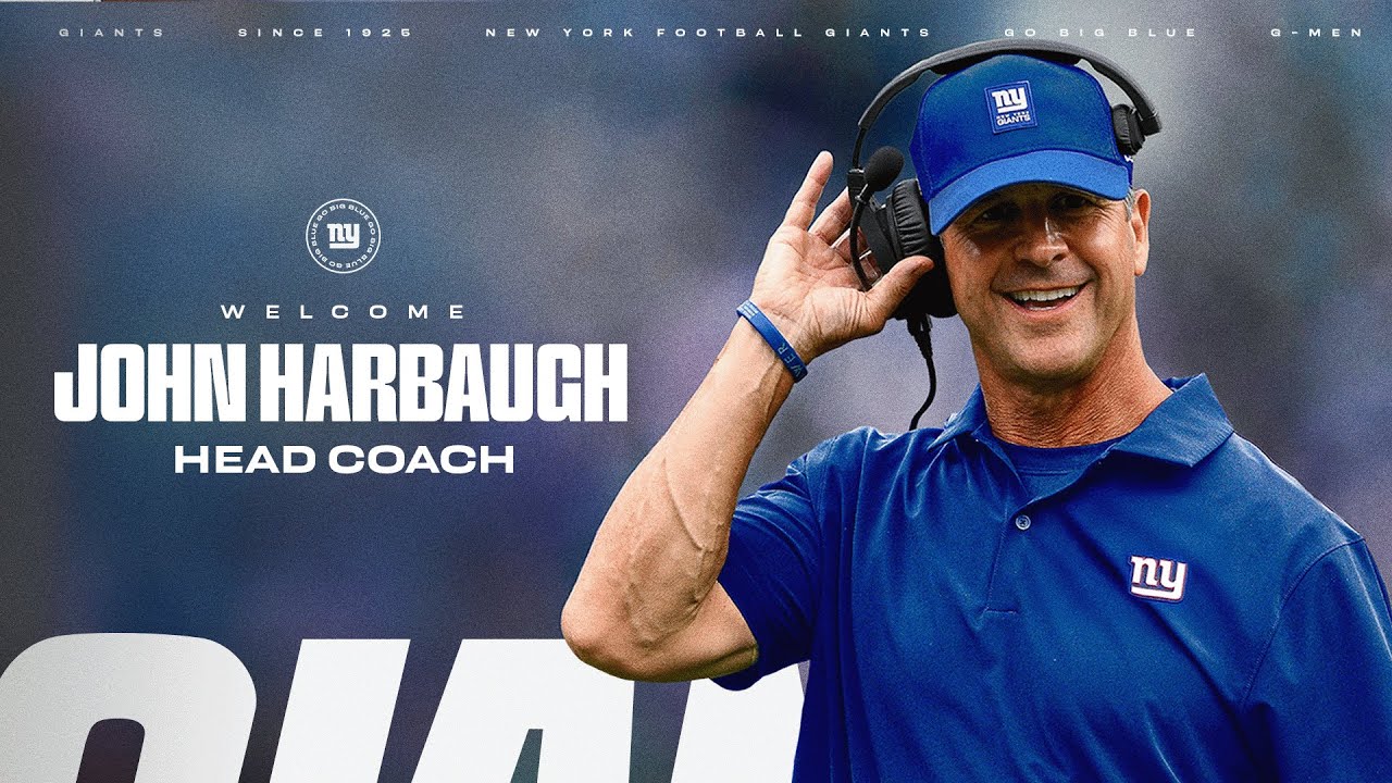 John Harbaugh Hired as Giants Head Coach | Giants Huddle | New York Giants