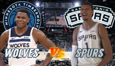 Minnesota Timberwolves vs San Antonio Spurs Live Play by Play & Scoreboard