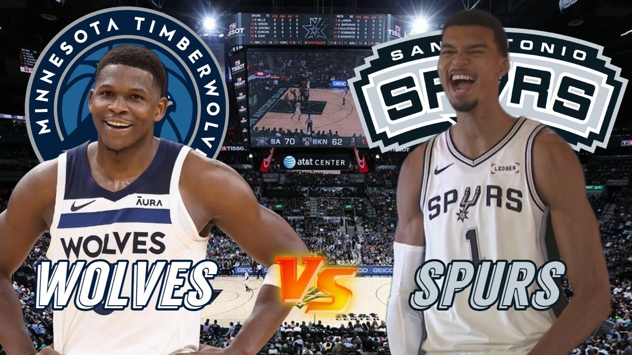 Minnesota Timberwolves vs San Antonio Spurs Live Play by Play & Scoreboard
