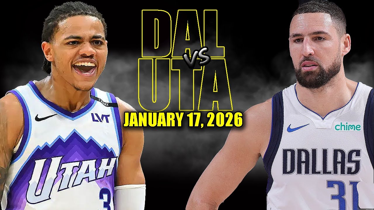 Dallas Mavericks vs Utah Jazz Full Game Highlights - January 17, 2026 | NBA Season
