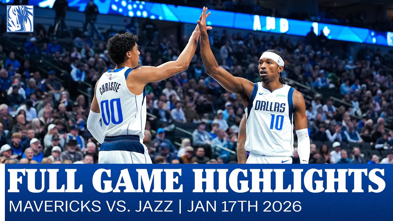 Mavericks Highlights vs. Utah Jazz | January 17, 2026