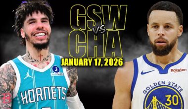 Golden State Warriors vs Charlotte Hornets Full Game Highlights - January 17, 2026 | NBA Season