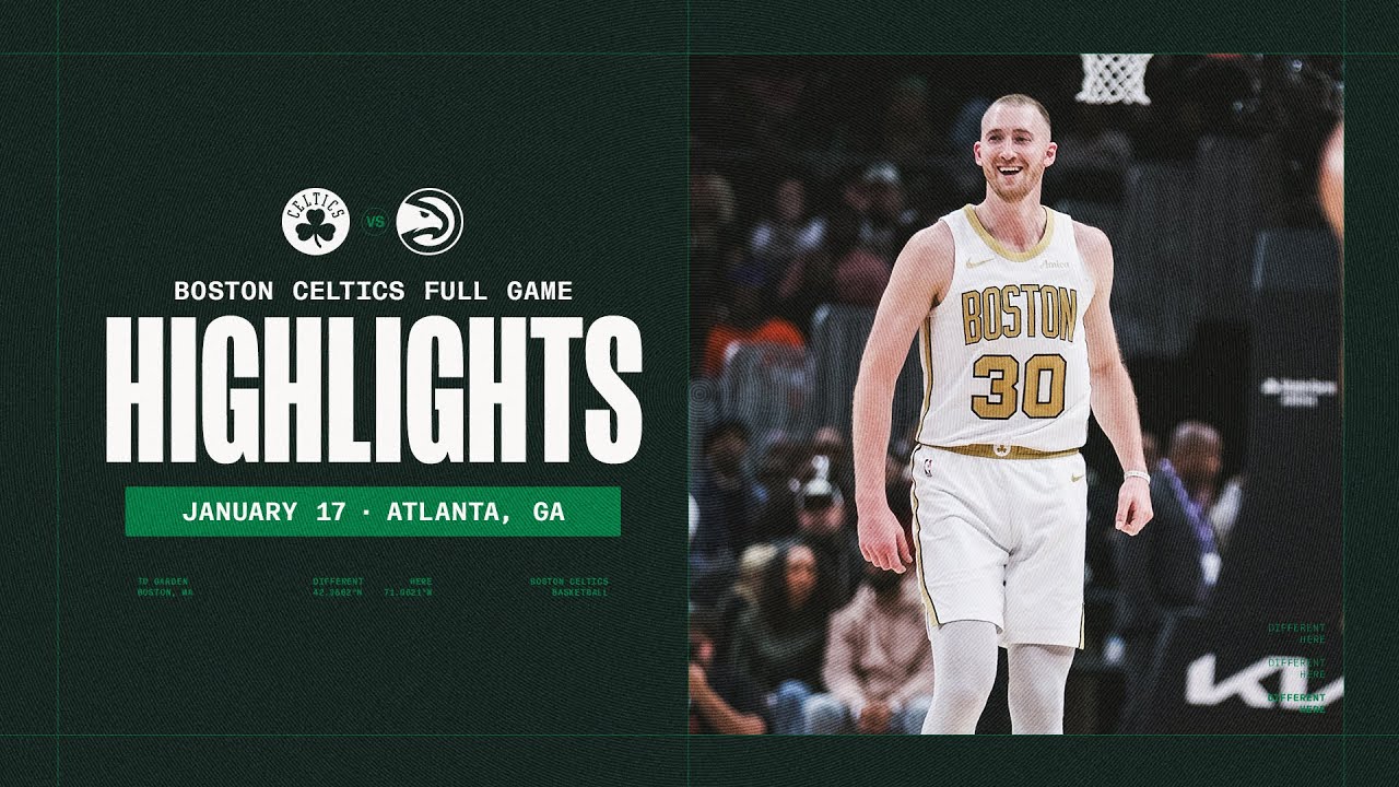 Boston Celtics get the dominant win over the Atlanta Hawks 132-106 | Extended Highlights