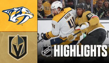 Predators vs. Golden Knights | NHL Highlights | January 17, 2026