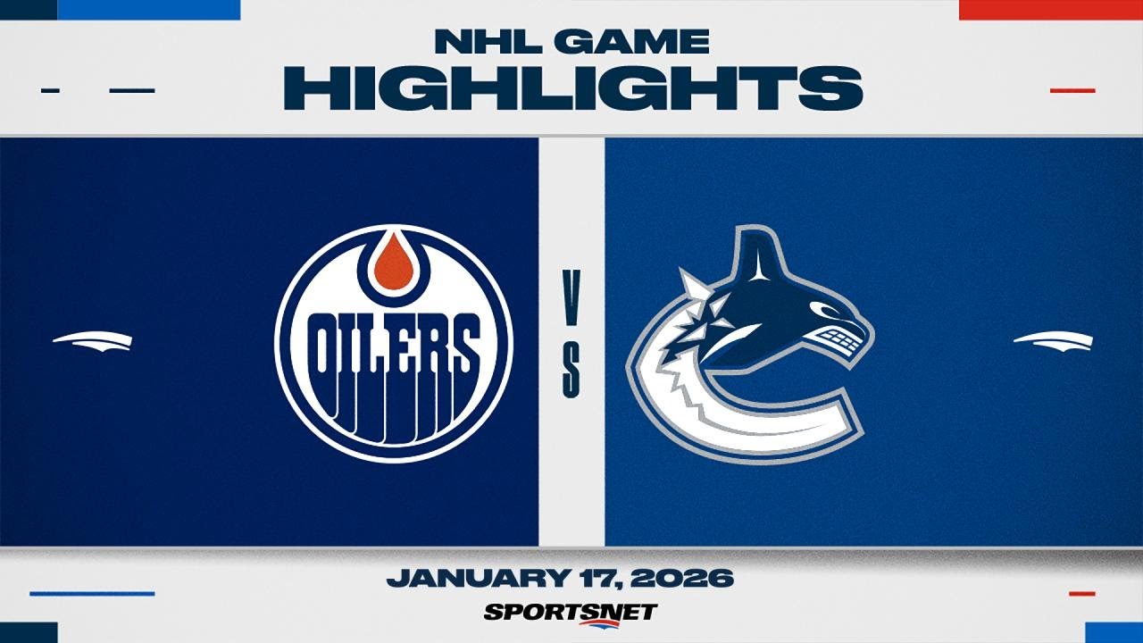 NHL Highlights | Oilers vs. Canucks - January 17, 2026