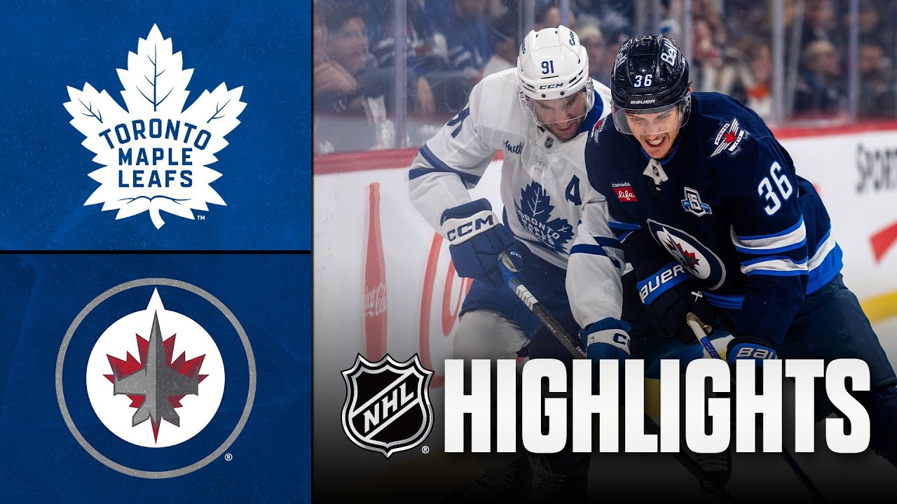 Maple Leafs vs. Jets | NHL Highlights | January 17, 2026