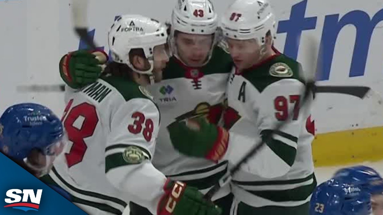 Wild's Quinn Hughes Sets Up Ryan Hartman Goal After Nifty Move At Blue Line