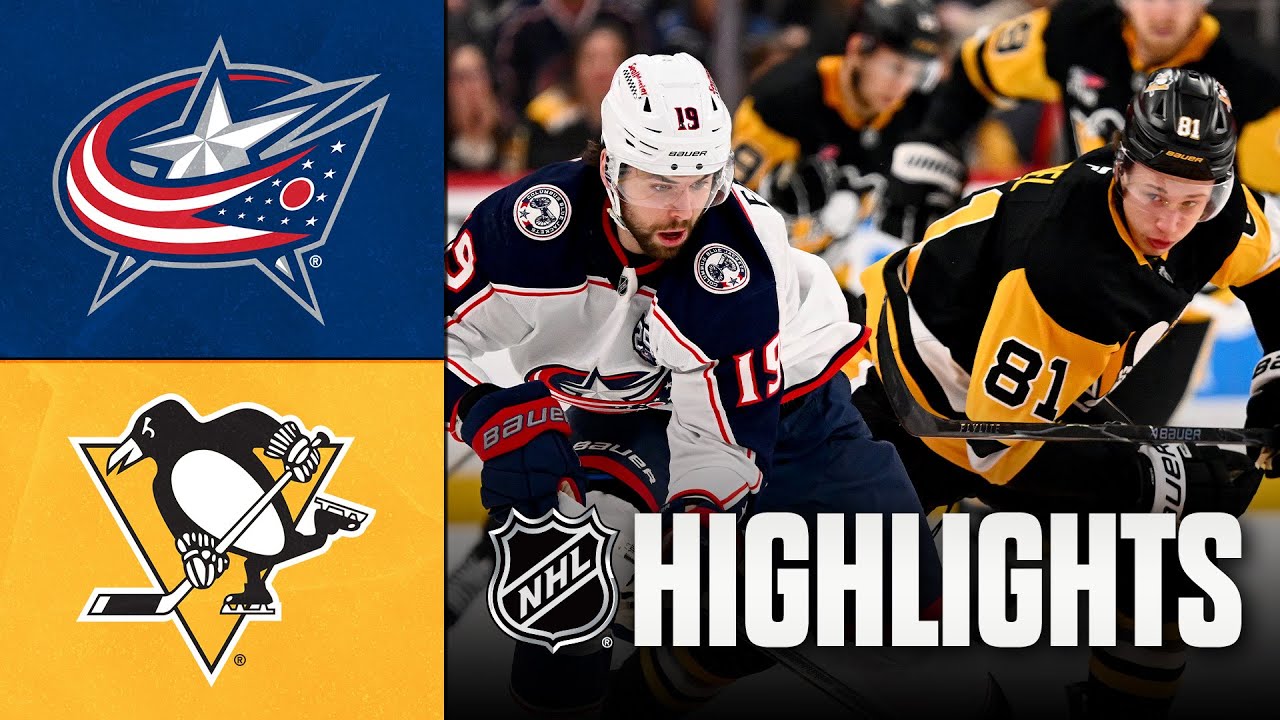 Blue Jackets vs. Penguins | NHL Highlights | January 17, 2026