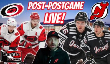 NJ Devils vs. Carolina Hurricanes Post-Postgame LIVE! 1/17/26 DEVILS LOSE 4-1!