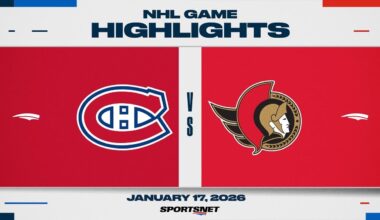 NHL Highlights | Canadiens vs. Senators - January 17, 2026