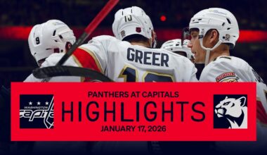 Panthers at Capitals Highlights | 01.17.26