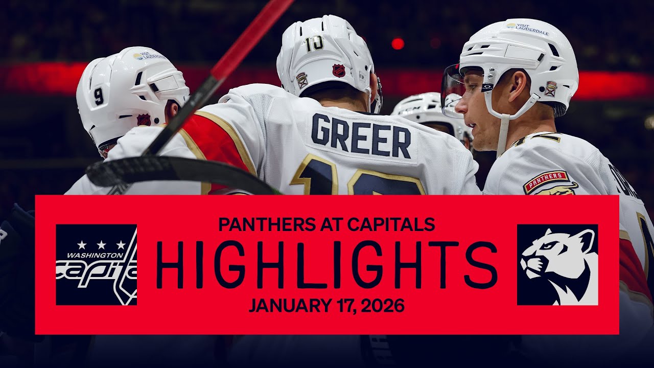 Panthers at Capitals Highlights | 01.17.26