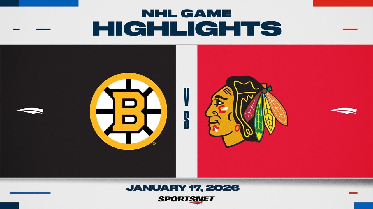 NHL Highlights | Bruins vs. Blackhawks - January 17, 2026