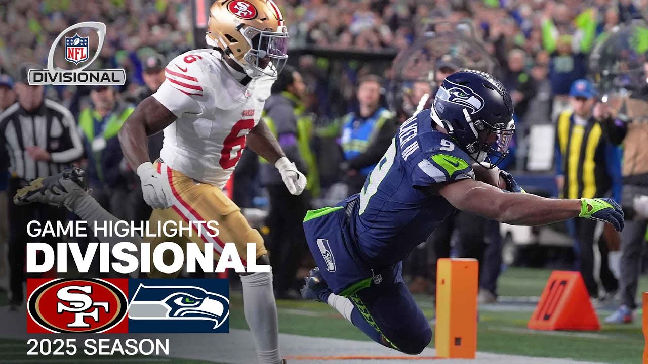San Francisco 49ers vs. Seattle Seahawks Game Highlights | NFL 2025 Season Divisional