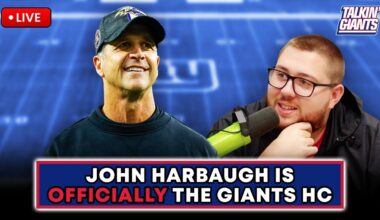 John Harbaugh is OFFICIALLY the Giants Head Coach Reaction