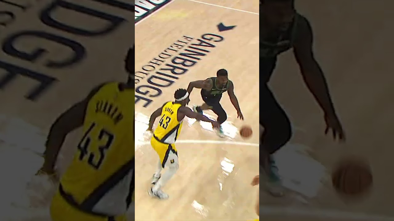 Zion Williamson finishes at rim with tough and-one #pelicans #pacers #highlights
