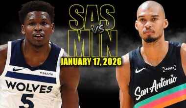 San Antonio Spurs vs Minnesota Full Game Highlights - January 17, 2026 | NBA Season Timberwolves