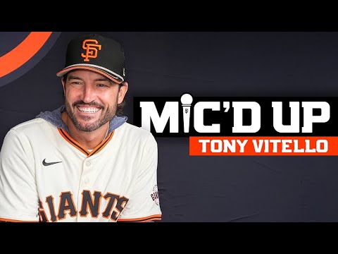 Manager Tony Vitello Mic'd Up at Giants FanFest Tour in San Jose