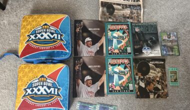 Picked up some Super Bowl 37 Merch