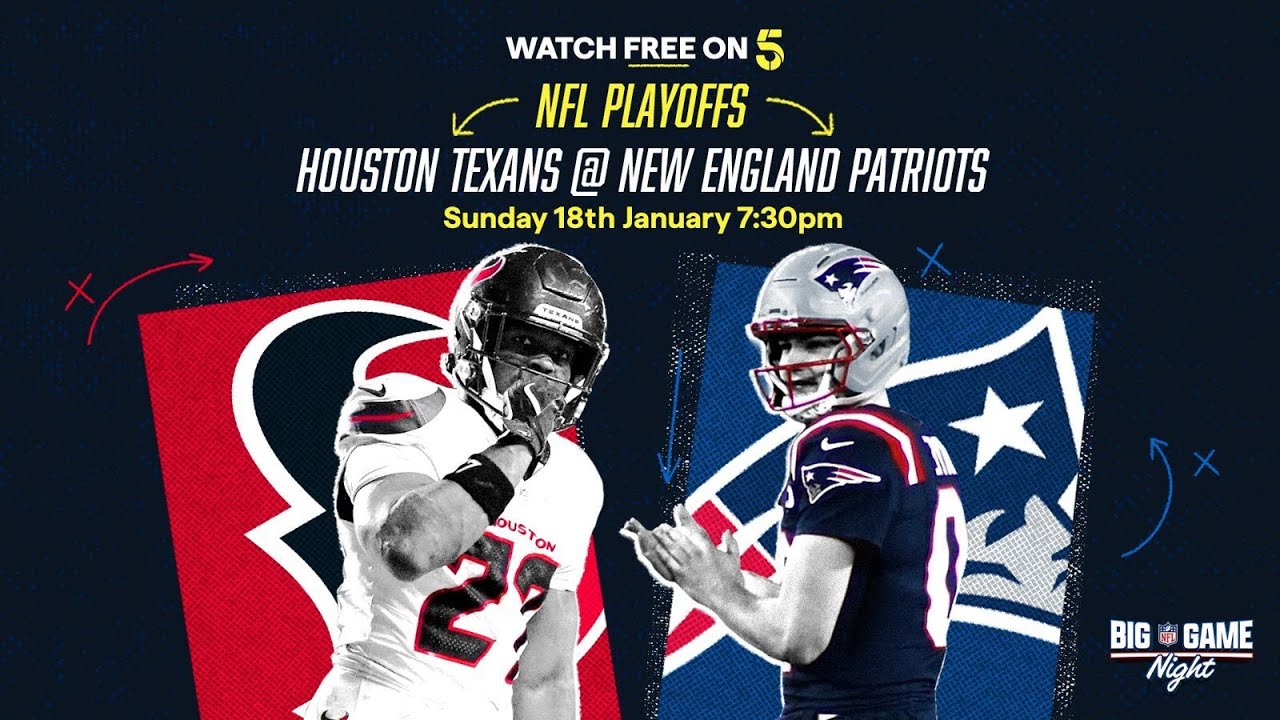 LIVE: NFL Playoffs Houston Texans vs. New England Patriots