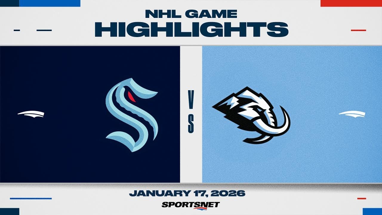 NHL Highlights | Kraken vs. Mammoth - January 17, 2025