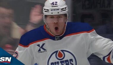 Oilers Stun Canucks By Scoring Six Second Period Goals