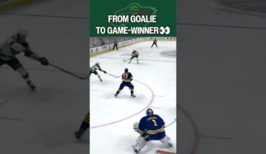 Goalie Assist Sets Up the OT Winner 👀