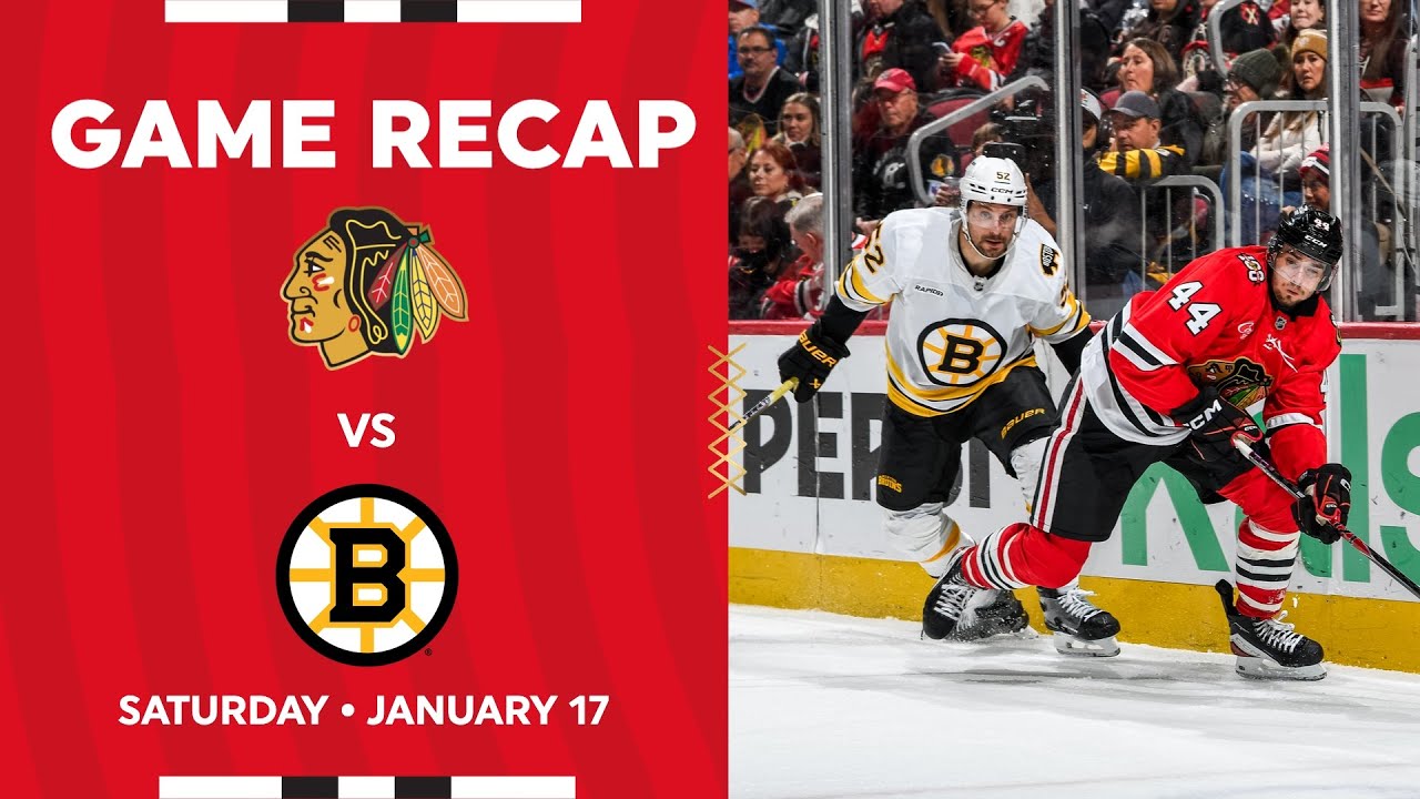 Blackhawks vs. Bruins Game Highlights | 1.17.26