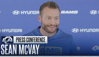 Sean McVay On Kevin Dotson’s Game Status, Puka Nacua's Growth & Confidence In His Tight End Room
