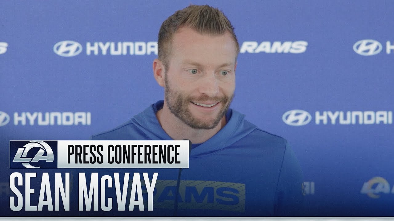 Sean McVay On Kevin Dotson’s Game Status, Puka Nacua's Growth & Confidence In His Tight End Room
