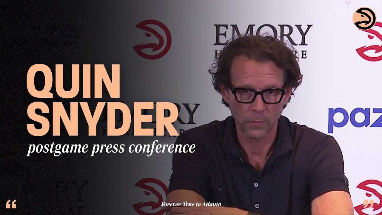 Hawks vs. Celtics Postgame Press Conference: Quin Snyder