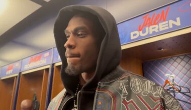 Jalen Duren talks dominant Pistons win, Ron Holland’s growth