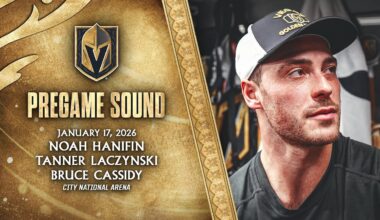 🎥 PREGAME SOUND: Hanifin, Laczynski & Cassidy