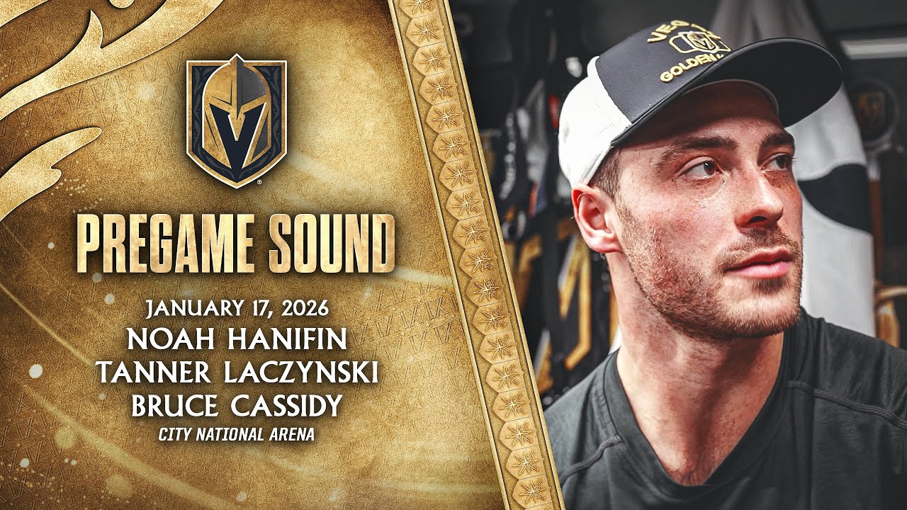 🎥 PREGAME SOUND: Hanifin, Laczynski & Cassidy