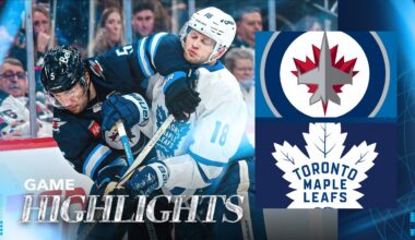 Winnipeg Jets vs. Toronto Maple Leafs - Game Highlights