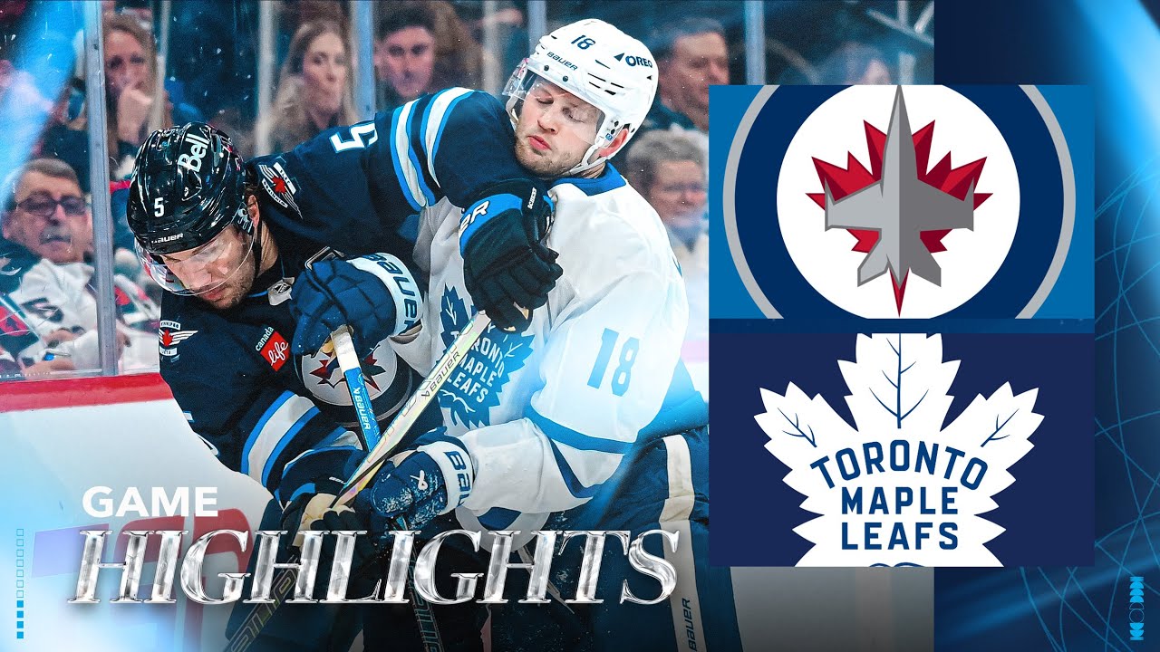 Winnipeg Jets vs. Toronto Maple Leafs - Game Highlights
