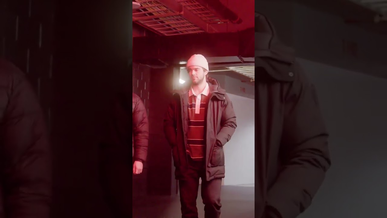 We came to work. #njdevils #NHL #jackhughes #nicohischier