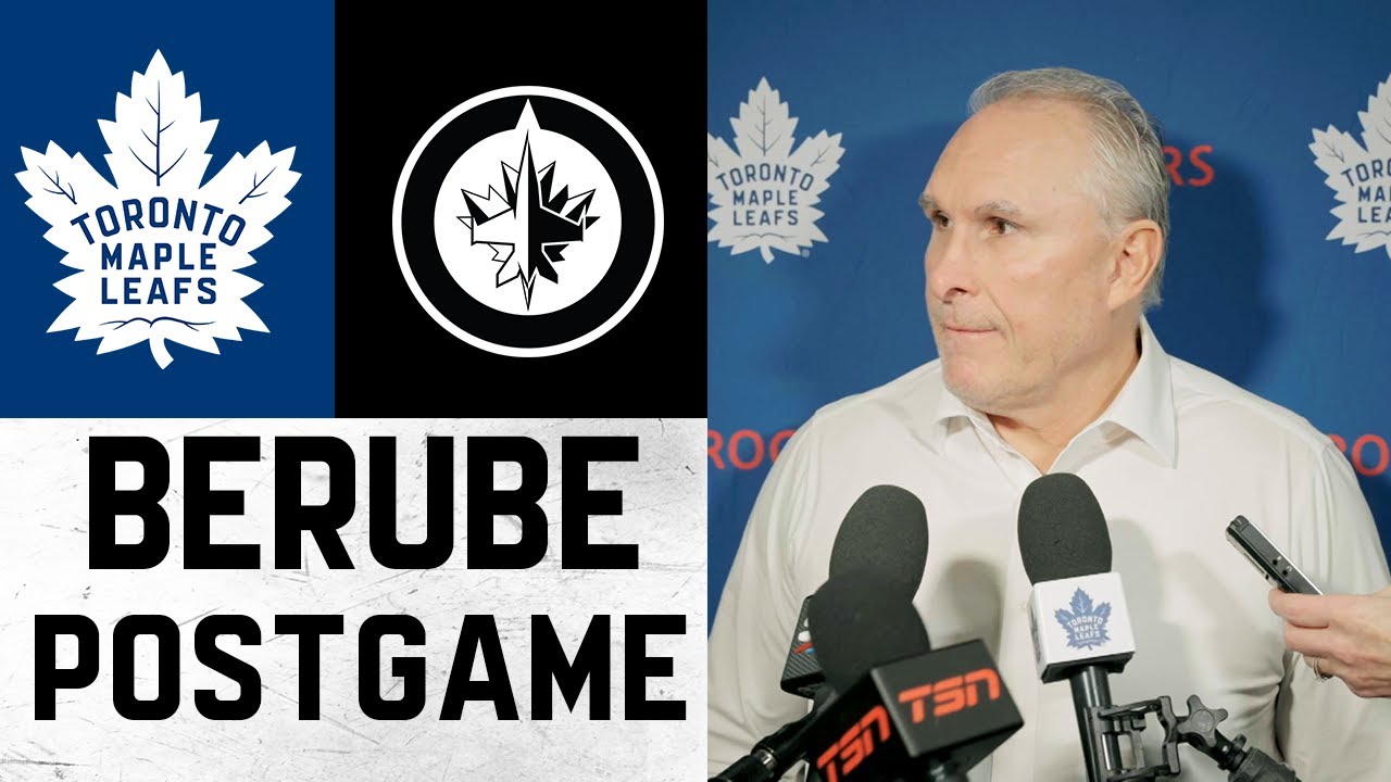 Craig Berube | Post Game at Winnipeg Jets | January 17, 2026