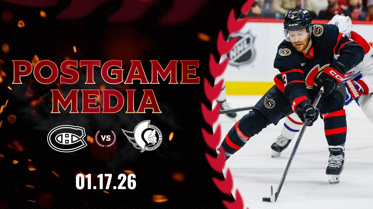 LIVE: Postgame Media MTL 6 OTT 5