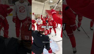 Merrick from Make A Wish Michigan had his wish granted with the Detroit Red Wings